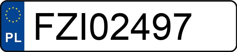 Numer rejestracyjny FZI 02497 posiada CITROEN Xsara II 1.4 HDI Kat. MR`00 E3 SX - FZI02497