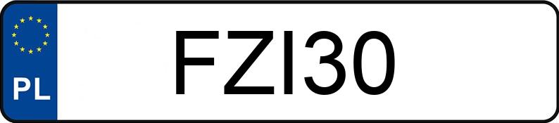 Numer rejestracyjny FZI 30 posiada DODGE CHARGER - FZI30