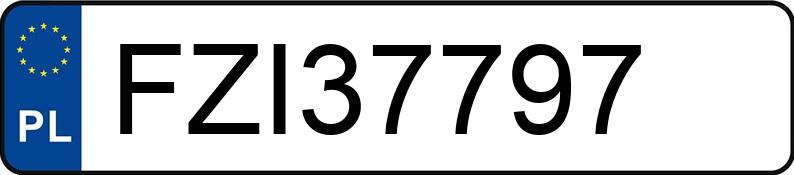 Numer rejestracyjny FZI 37797 posiada BMW X3 Diesel MR`07 E4 E83 3.0D - FZI37797