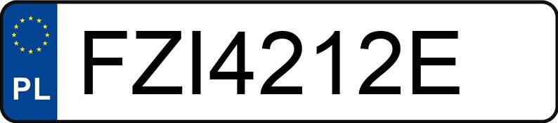 Numer rejestracyjny FZI 4212E posiada VOLKSWAGEN Golf IV Variant MR`97 E3 Trendline - FZI4212E