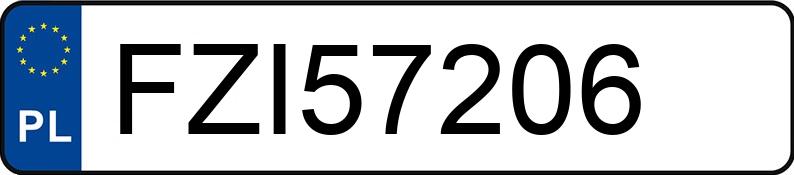 Numer rejestracyjny FZI 57206 posiada RENAULT MEGANE - FZI57206