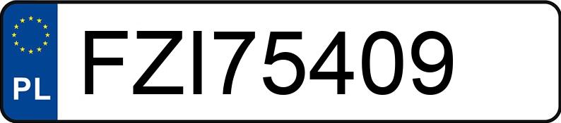 Numer rejestracyjny FZI 75409 posiada SEAT ALHAMBRA - FZI75409 Numer rejestracyjny FZI 75409 posiada SEAT ALHAMBRA - FZI75409