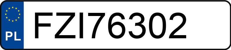 Numer rejestracyjny FZI 76302 posiada BMW 316 - FZI76302