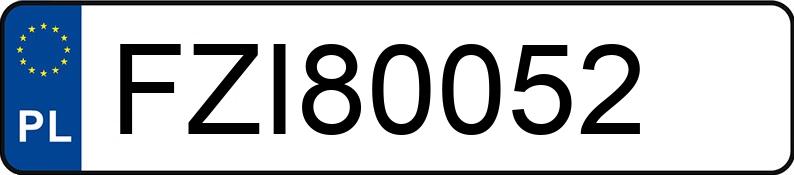 Numer rejestracyjny FZI 80052 posiada MINI COOPER - FZI80052