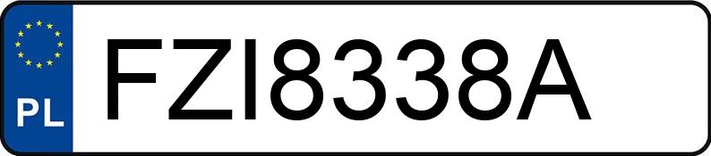 Numer rejestracyjny FZI 8338A posiada AUDI A3 - FZI8338A
