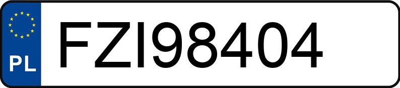 Numer rejestracyjny FZI 98404 posiada AUDI A6 - FZI98404