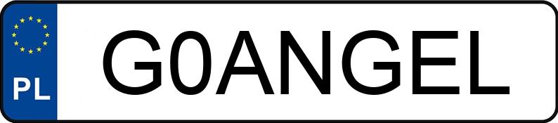 Numer rejestracyjny G0ANGEL posiada MERCEDES-BENZ VITO