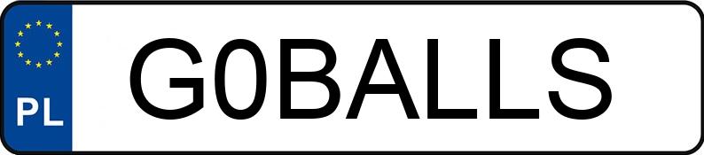 Numer rejestracyjny G0BALLS posiada AUDI A4 AVANT