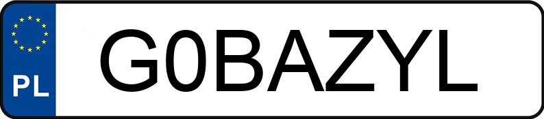 Numer rejestracyjny G0BAZYL posiada MERCEDES-BENZ CLA 200 MR`19 E6 118 Style Shooting Brake