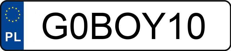 Numer rejestracyjny G0BOY10 posiada VOLKSWAGEN Touareg 4 3.0 TDi MR`24 E6EA 4MOTION Tiptronic