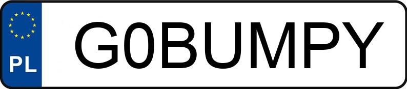 Numer rejestracyjny G0BUMPY posiada VOLKSWAGEN California 6.1 Beach Camper E6 3.1t Edition 2.0 TDI DSG