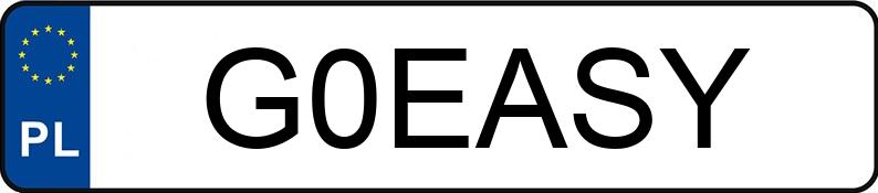 Numer rejestracyjny G0EASY posiada AUDI Coupe TTS Quattro 2.0 TFSI MR`06 E4 8 J S tronic Numer rejestracyjny G0EASY posiada AUDI Coupe TTS Quattro 2.0 TFSI MR`06 E4 8 J S tronic