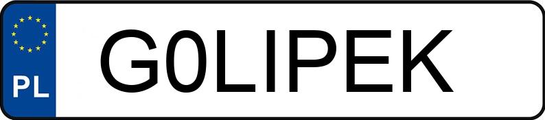 Numer rejestracyjny G0LIPEK posiada AUDI A4 AVANT 3.0 TDI Numer rejestracyjny G0LIPEK posiada AUDI A4 AVANT 3.0 TDI