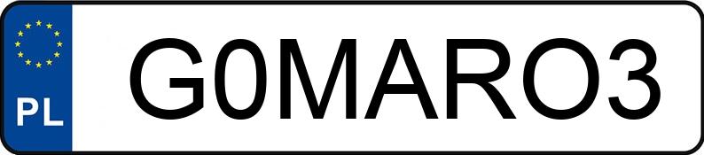 Numer rejestracyjny G0MARO3 posiada BENTLEY BROOKLANDS