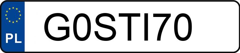 Numer rejestracyjny G0STI70 posiada FORD FOCUS Numer rejestracyjny G0STI70 posiada FORD FOCUS