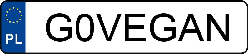 Numer rejestracyjny G0VEGAN posiada BMW 730 Numer rejestracyjny G0VEGAN posiada BMW 730