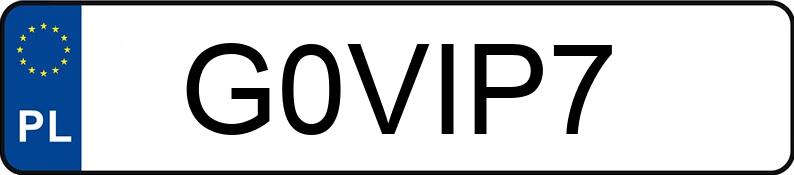 Numer rejestracyjny G0VIP7 posiada CITROEN JUMPER