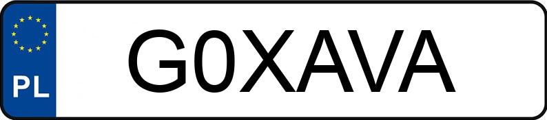 Numer rejestracyjny G0XAVA posiada BMW 535D XDRIVE Numer rejestracyjny G0XAVA posiada BMW 535D XDRIVE