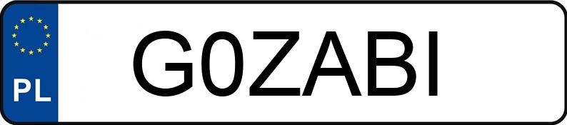 Numer rejestracyjny G0ZABI posiada VOLKSWAGEN BEETLE Numer rejestracyjny G0ZABI posiada VOLKSWAGEN BEETLE
