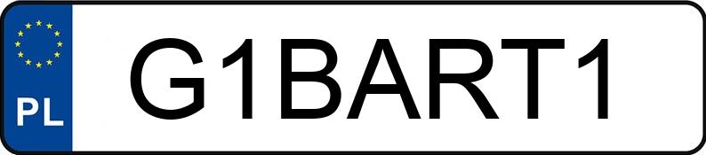 Numer rejestracyjny G1BART1 posiada MERCEDES-BENZ C 300