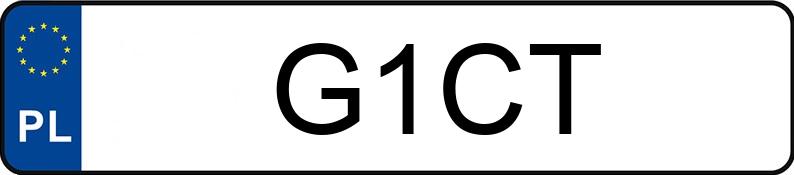 Numer rejestracyjny G1CT posiada JEEP CHEROKEE