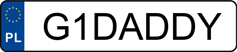 Numer rejestracyjny G1DADDY posiada PORSCHE 718 Boxster 718 Boxster MR`20 E6d