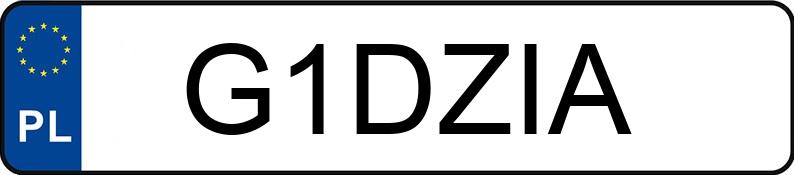 Numer rejestracyjny G1DZIA posiada BMW 520D