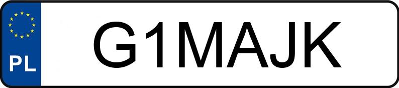 Numer rejestracyjny G1MAJK posiada AUDI A4 2.0 TDi DPF MR`12 E5 B8 e