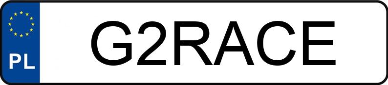 Numer rejestracyjny G2RACE posiada BMW M4