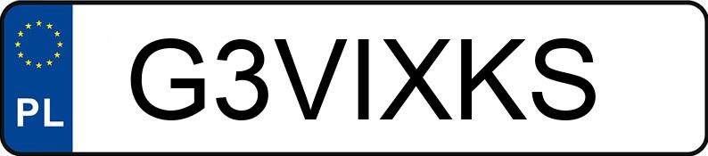 Numer rejestracyjny G3VIXKS posiada AUDI A6 45 TFSI MR`18 E6 C8 Sport S tronic