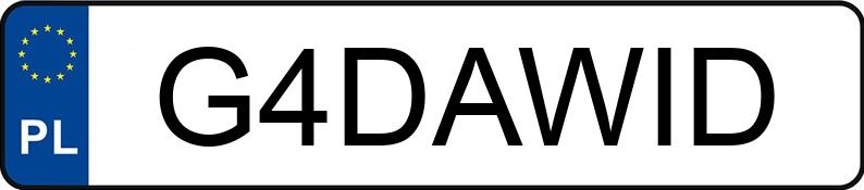 Numer rejestracyjny G4DAWID posiada RENAULT Captur 1.3 Tce MR`18 E6 Initiale Paris EDC