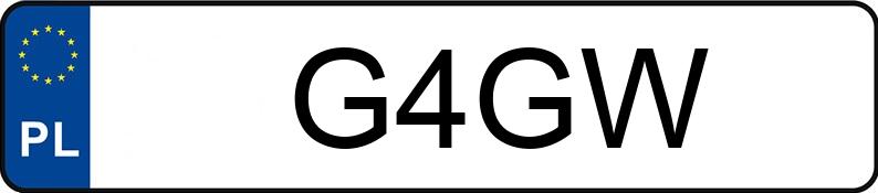 Numer rejestracyjny G4GW posiada VOLKSWAGEN Touareg 4.2 MR`02 E4 Tiptronic