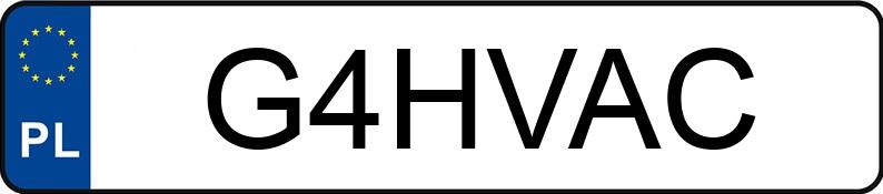 Numer rejestracyjny G4HVAC posiada MERCEDES-BENZ AMG GT MR`22 E6 290 GT 63 4Matic+