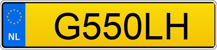 Numer rejestracyjny G550LH posiada HYUNDAI I 30