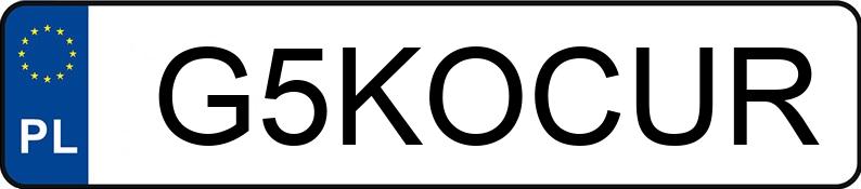 Numer rejestracyjny G5KOCUR posiada BMW 318 Numer rejestracyjny G5KOCUR posiada BMW 318