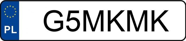 Numer rejestracyjny G5MKMK posiada MERCEDES-BENZ G 63 AMG MR`18 E6d W463 G 63 AMG MR`18 E6d W463