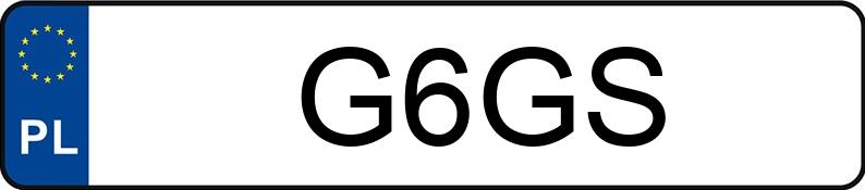 Numer rejestracyjny G6GS posiada DODGE Challenger MR`19 RT