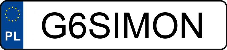 Numer rejestracyjny G6SIMON posiada MERCEDES-BENZ C63 AMG Numer rejestracyjny G6SIMON posiada MERCEDES-BENZ C63 AMG