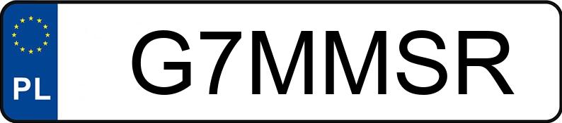 Die Registrierungsnummer G7MMSR hat MERCEDES-BENZ V 220 d MR`19 E6 447 V 220 d MR`19 E6 447