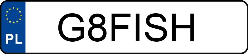 Numer rejestracyjny G8FISH posiada IVECO 35-150 Daily MR`14 E5 3.5t 35S15