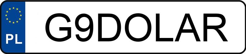 Numer rejestracyjny G9DOLAR posiada IVECO 50-180 Daily MR`19 E6 3.5t 50C18HZ Numer rejestracyjny G9DOLAR posiada IVECO 50-180 Daily MR`19 E6 3.5t 50C18HZ