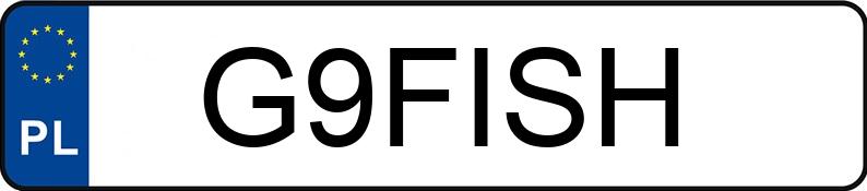 Numer rejestracyjny G9FISH posiada IVECO 60C18 Daily MR`16 E6 6.0t 60C18 Daily MR`16 E6 6.0t