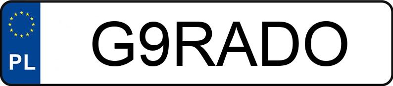 Numer rejestracyjny G9RADO posiada VOLKSWAGEN ARTEON Numer rejestracyjny G9RADO posiada VOLKSWAGEN ARTEON