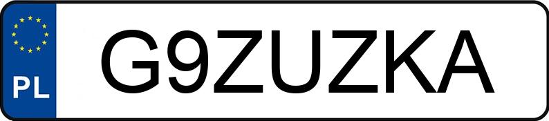 Numer rejestracyjny G9ZUZKA posiada BMW 320 Numer rejestracyjny G9ZUZKA posiada BMW 320