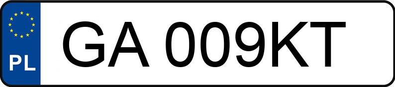 Numer rejestracyjny GA 009KT posiada BMW 420I - GA009KT