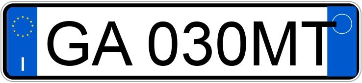 Numer rejestracyjny GA030MT posiada CITROEN Berlingo 3a serie