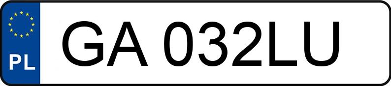 Numer rejestracyjny GA 032LU posiada FORD Focus 2.0 EcoBlue MR`18 E6 ST2 - GA032LU