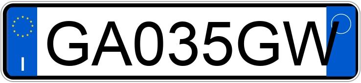 Numer rejestracyjny GA035GW posiada ALFA ROMEO Stelvio Numer rejestracyjny GA035GW posiada ALFA ROMEO Stelvio