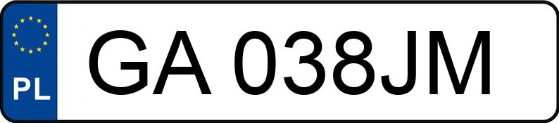 Numer rejestracyjny GA 038JM posiada LAND ROVER Discovery III 2.7 TD MR`04 E3 SE Aut. - GA038JM