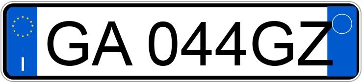 Numer rejestracyjny GA044GZ posiada JEEP Renegade